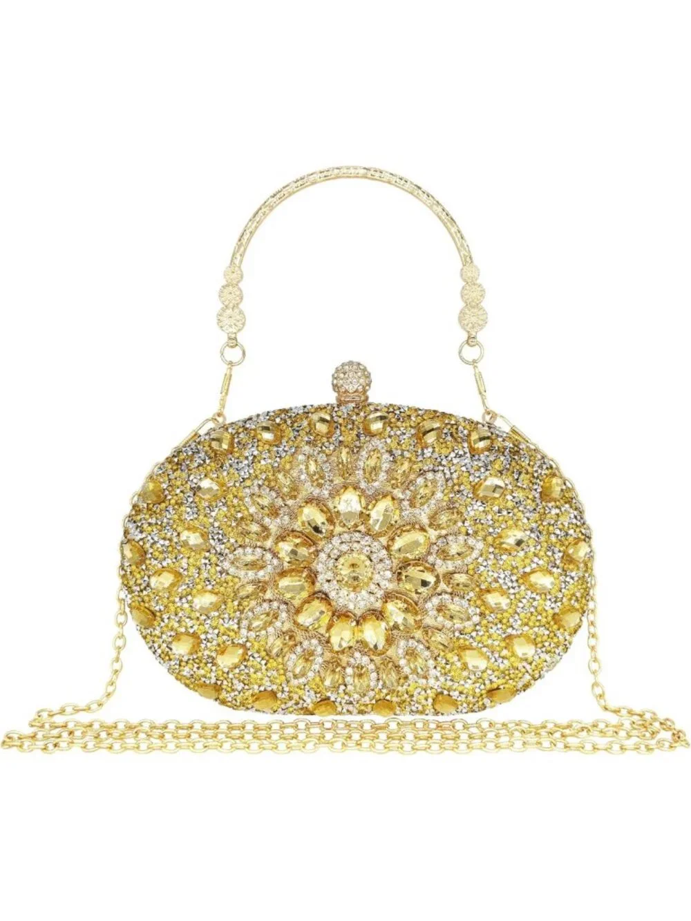 Sparkly Rhinestone Clutch Purse for Women | Evening Bag, Glam Handbag
